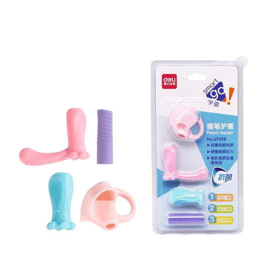 DELI ΛΑΒΗ ΜΟΛΥΒΙΟΥ ΑΝΑΤΟΜΙΚΗ ΠΛΑΣΤΙΚΟ 4 ΤΕΜΑΧΙΑ 190x100mm ΑΣΣΟΡΤΙ